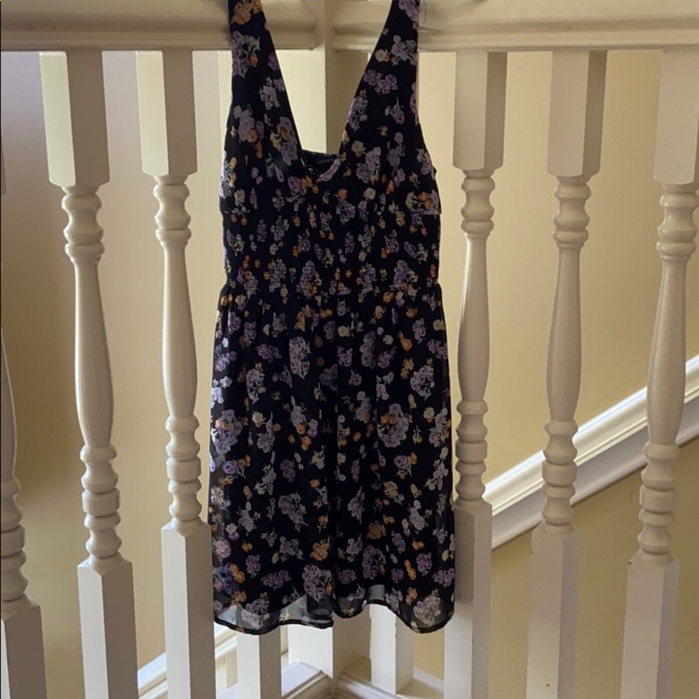 Forever 21 Floral V-Neck Sundress